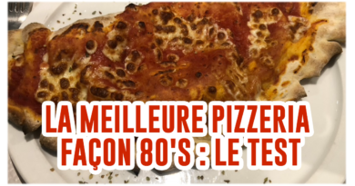 La meilleure pizzeria façon 80's - le test de kubi dormoy