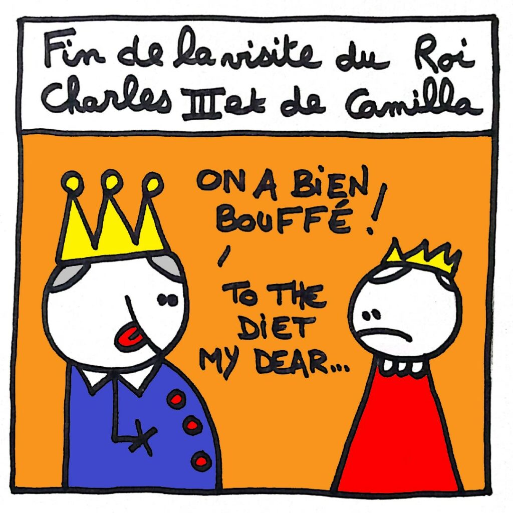 Fin de la visite royal !