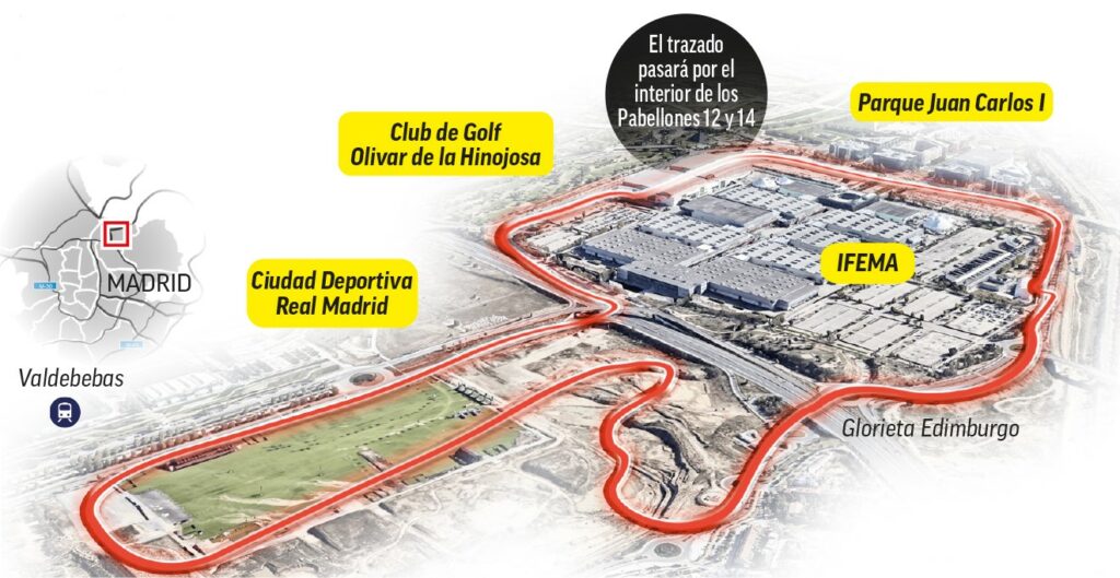 Madrid accueillera en 2026 le Grand Prix d'Espagne avec un circuit en ville !