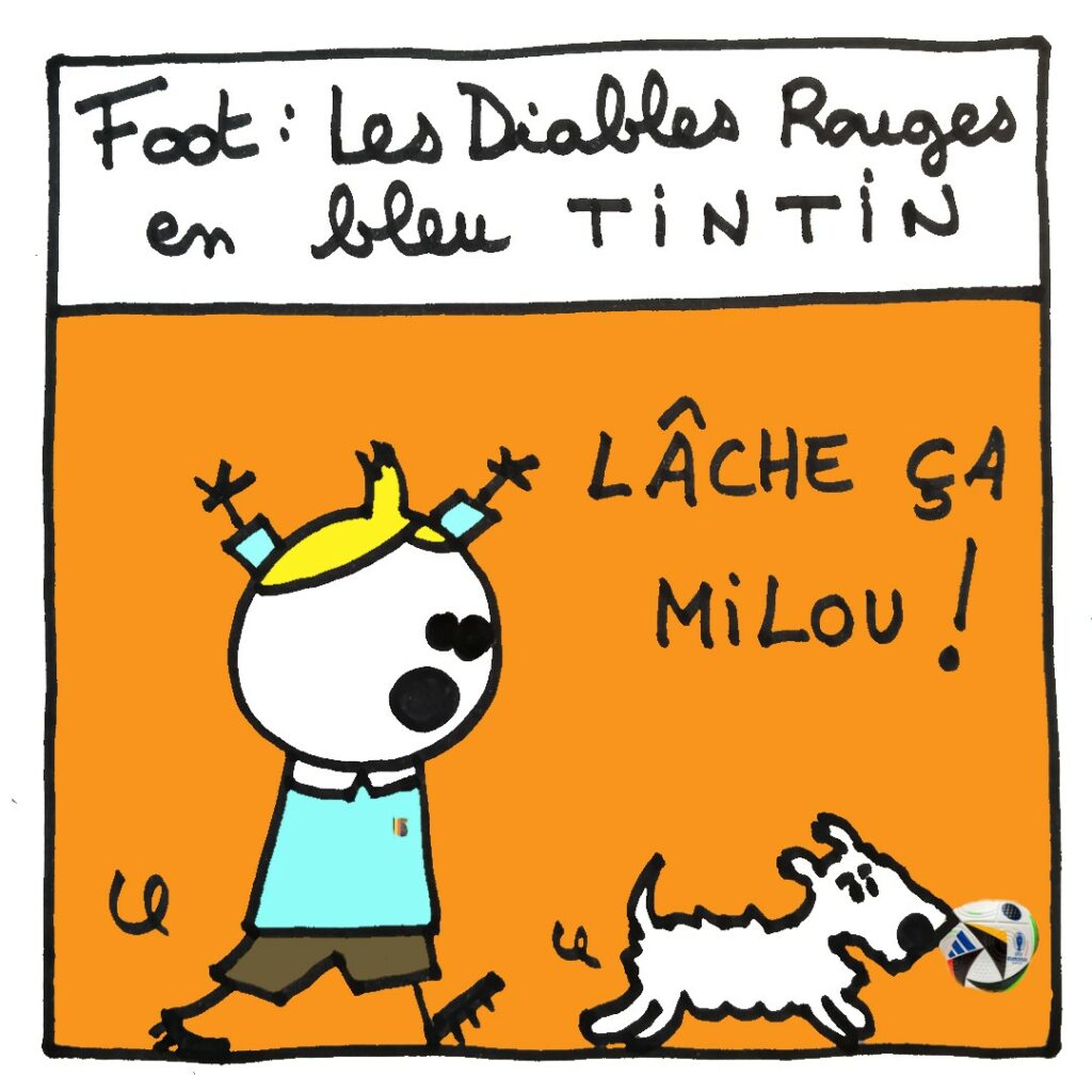 La sélection belge portera à l’Euro 2024 un maillot en hommage au célèbre personnage de bande dessinée Tintin.