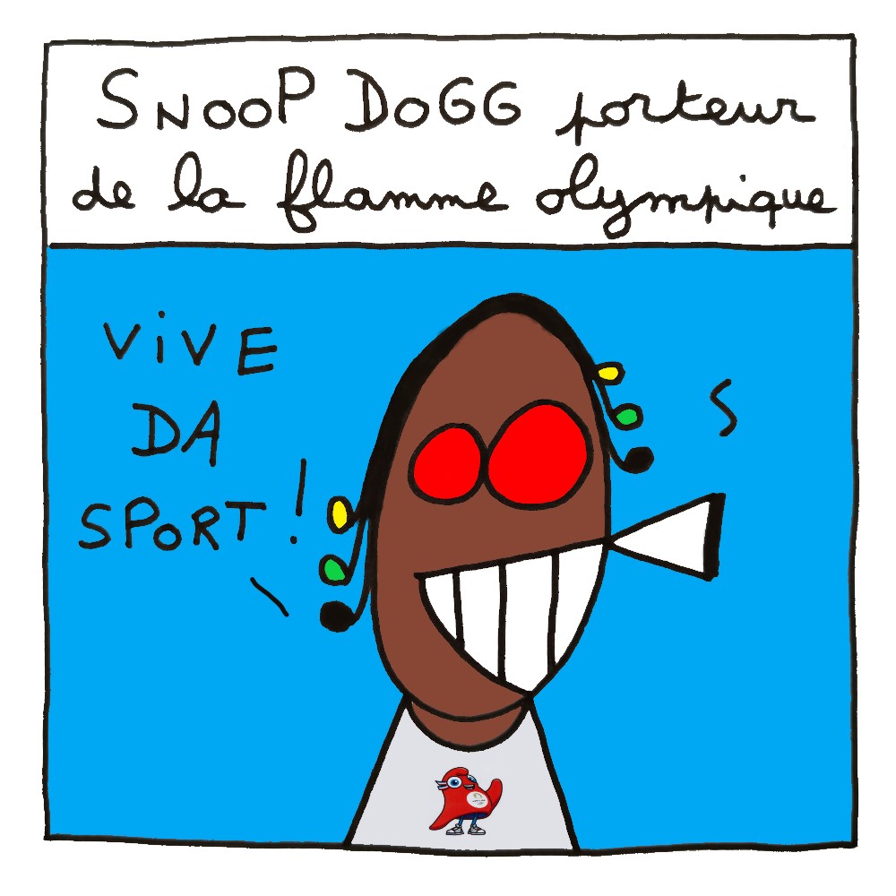 Snoop Dogg porteur de la flamme olympiques